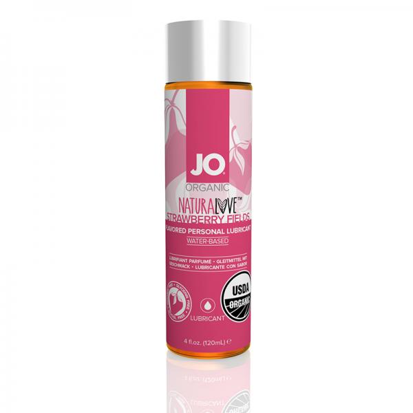 Jo Usda Organic - Strawberry - Lubricant (water-based) 4 Fl Oz / 120 Ml - Lubes & Lotions - www.Coyha.com