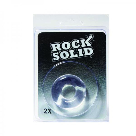 Rock Solid 2x Clear Donut C Ring In A Clamshell - Men's Toys - www.Coyha.com