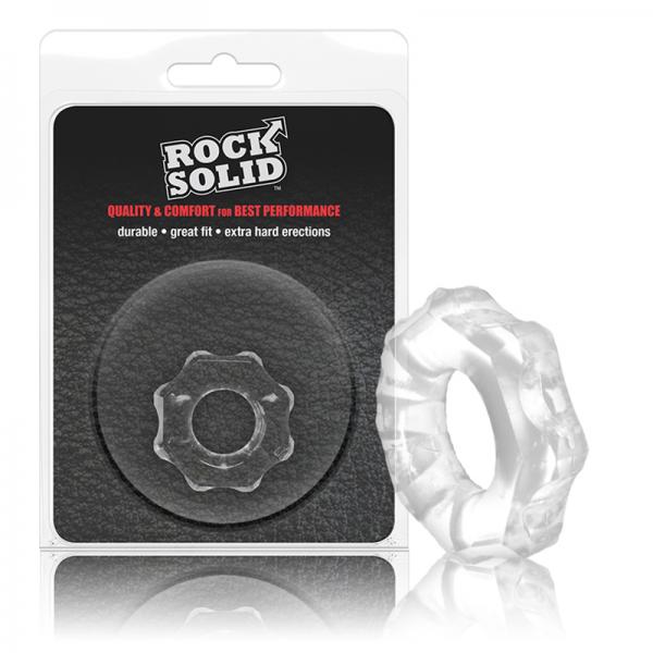 Rock Solid Gear Clear C Ring In A Clamshell - Men's Toys - www.Coyha.com