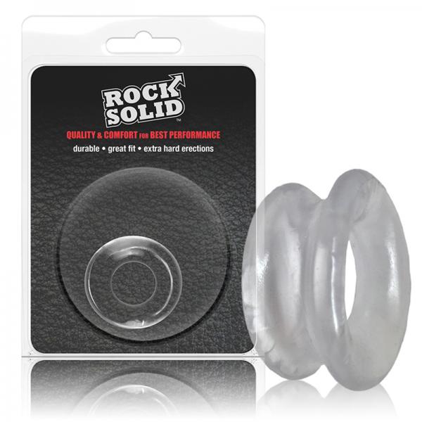 Rock Solid Convex Clear C Ring In A Clamshell - Men's Toys - www.Coyha.com