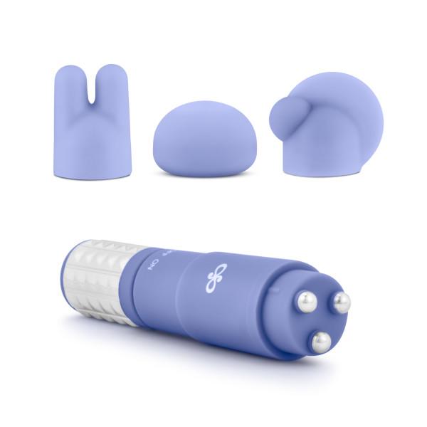 Revitalize Massage Kit with 3 Silicone Attachments Purple - Vibrators - www.Coyha.com