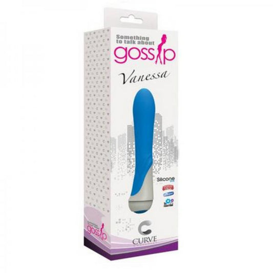 Vanessa 7 Function Silicone Vibrator Blue - Vibrators - www.Coyha.com