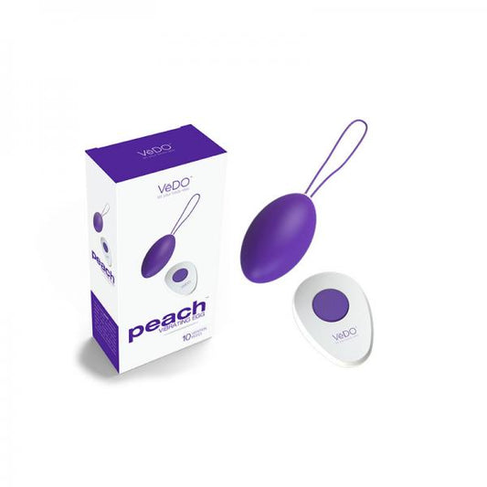 Vedo Peach Rechargeable Egg Vibe - Into You Indigo - Vibrators - www.Coyha.com