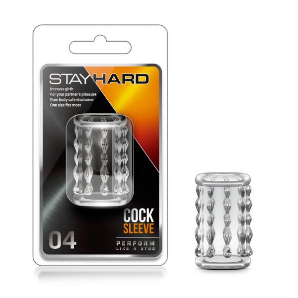 Stay Hard Cock Sleeve 04 Clear - Men's Toys - www.Coyha.com