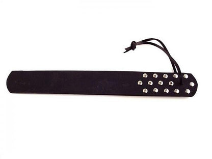 Rouge Leather Three Straps Paddle Black - Bondage - www.Coyha.com