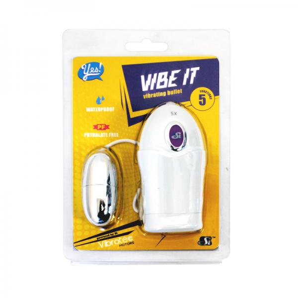 Vibe It White Bullet Vibrator - Vibrators - www.Coyha.com