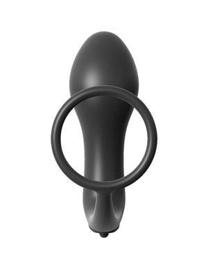 Anal Fantasy Ass Gasm Cockring Vibrating Butt Plug Black - Anal Toys - www.Coyha.com