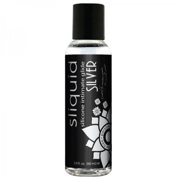 Sliquid Naturals Silver Silicone Lubricant 2oz - Lubes & Lotions - www.Coyha.com