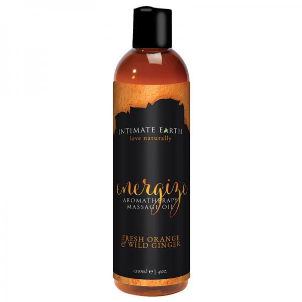 Intimate Earth Energize Massage Oil 4oz - Lubes & Lotions - www.Coyha.com