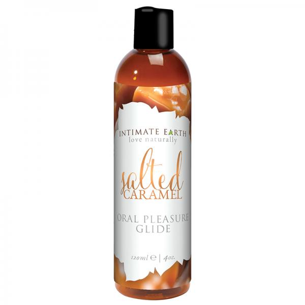 Intimate Earth Sea Salt Caramel Flavored Glide 120ml. - Lubes & Lotions - www.Coyha.com