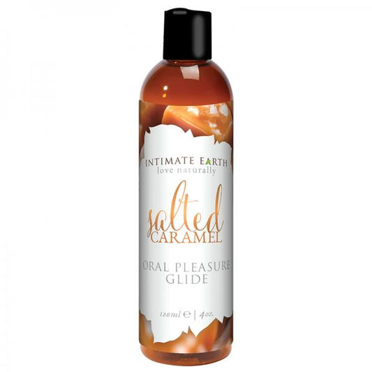 Intimate Earth Sea Salt Caramel Flavored Glide 120ml. - Lubes & Lotions - www.Coyha.com