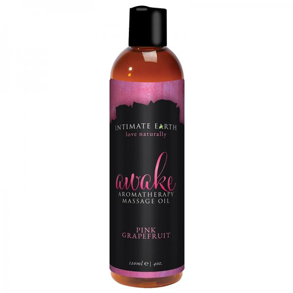 Intimate Earth Awake Massage Oil 4oz - Lubes & Lotions - www.Coyha.com