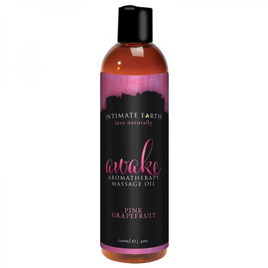 Intimate Earth Awake Massage Oil 4oz - Lubes & Lotions - www.Coyha.com