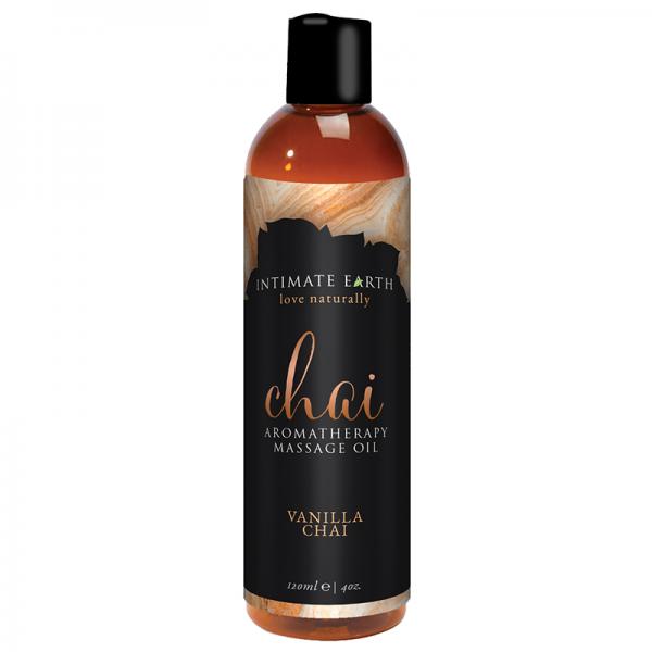 Intimate Earth Chai Massage Oil 4oz - Lubes & Lotions - www.Coyha.com