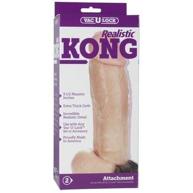 Vac-U-Lock 9.5in Realistic Kong Dong - Dildos - www.Coyha.com