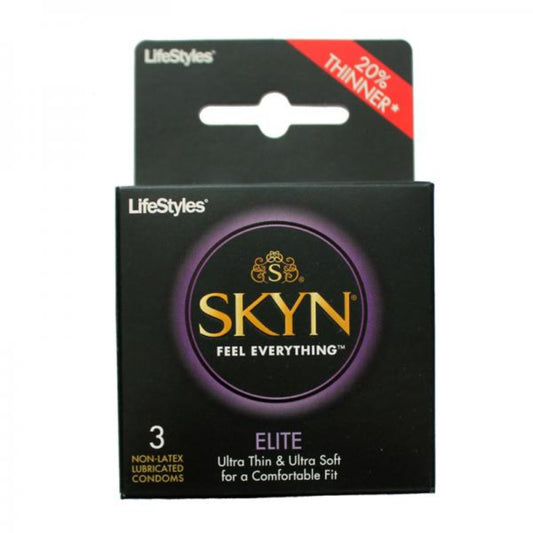 Lifestyles Skyn Elite 3 Pack Non-Latex Lubricated Condoms - Extras - www.Coyha.com