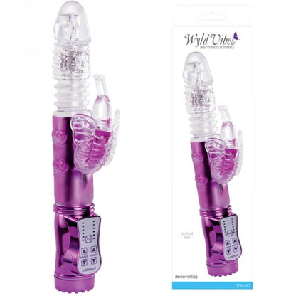 Wyld Vibes Butterfly Purple Rabbit Vibrator - Vibrators - www.Coyha.com