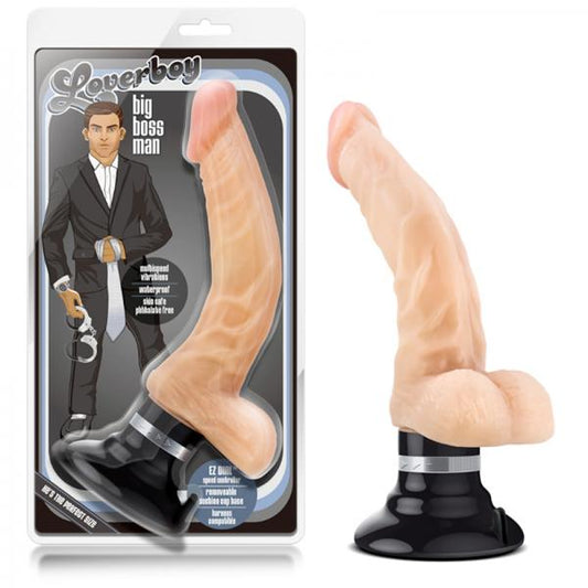 Loverboy The Boss Man Beige Vibrating Dildo - Vibrators - www.Coyha.com