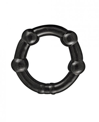 My Ten Erection Rings Beaded Comfort Rings Black - Men's Toys - www.Coyha.com