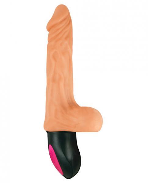 Natural Realskin Hot Cock #2 6.5 inches Beige Vibrators - www.Coyha.com