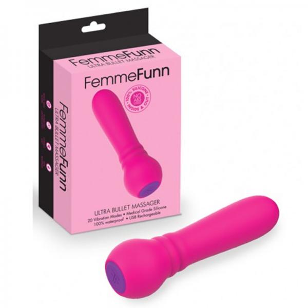 Femmefunn Ultra Bullet Silicone Pink - Vibrators - www.Coyha.com