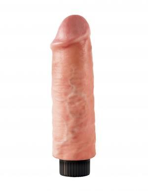 King Cock 6 inches Vibrating Dildo Beige - Vibrators - www.Coyha.com