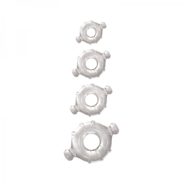 Renegade Vitality Rings Clear 4 Pack - Men's Toys - www.Coyha.com