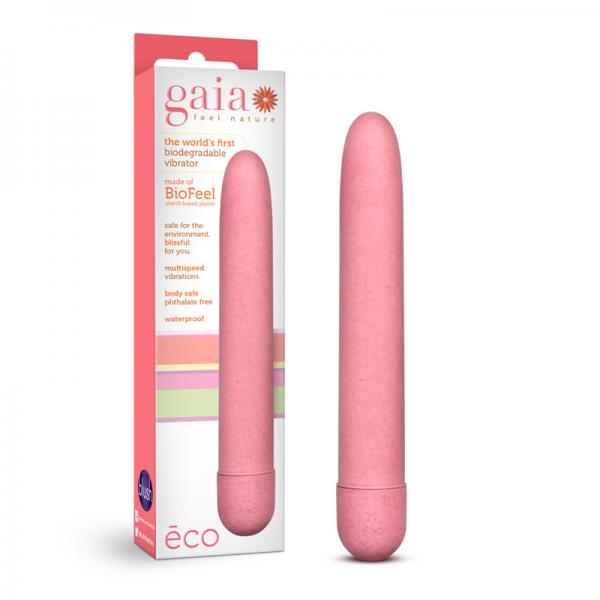 Gaia Biodegradable Vibrator Eco - Pink - Vibrators - www.Coyha.com