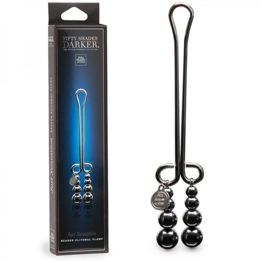 Fifty Shades Darker Just Sensation Beaded Clitoral Clamp - Bondage - www.Coyha.com