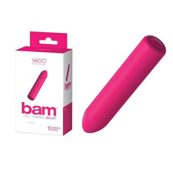 Vedo Bam Rechargeable Bullet - Foxy Pink - Vibrators - www.Coyha.com