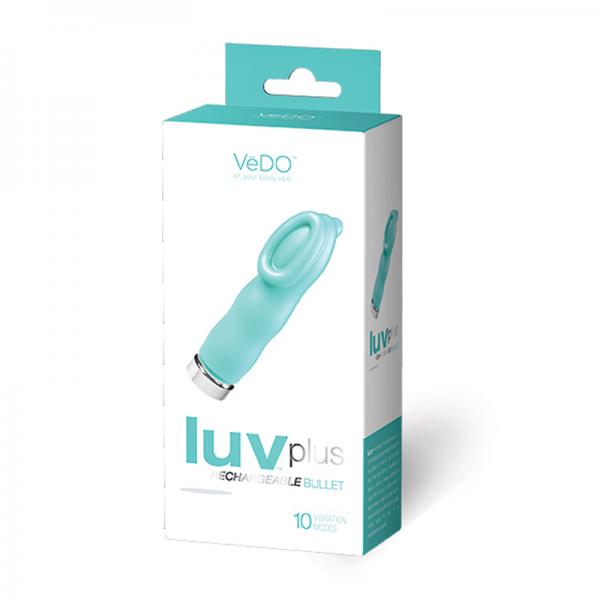 Vedo Luvplus Rechargeable Vibe - Tease Me Turquoise - Vibrators - www.Coyha.com