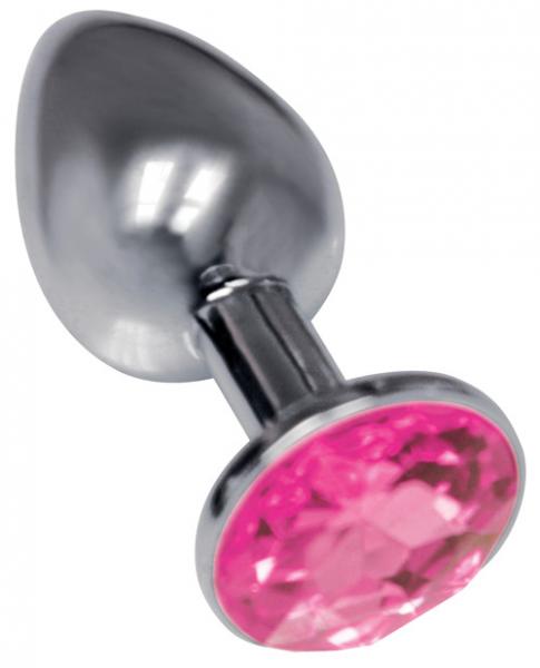 Silver Starter Bejeweled Stainless Steel Plug - Anal Toys - www.Coyha.com