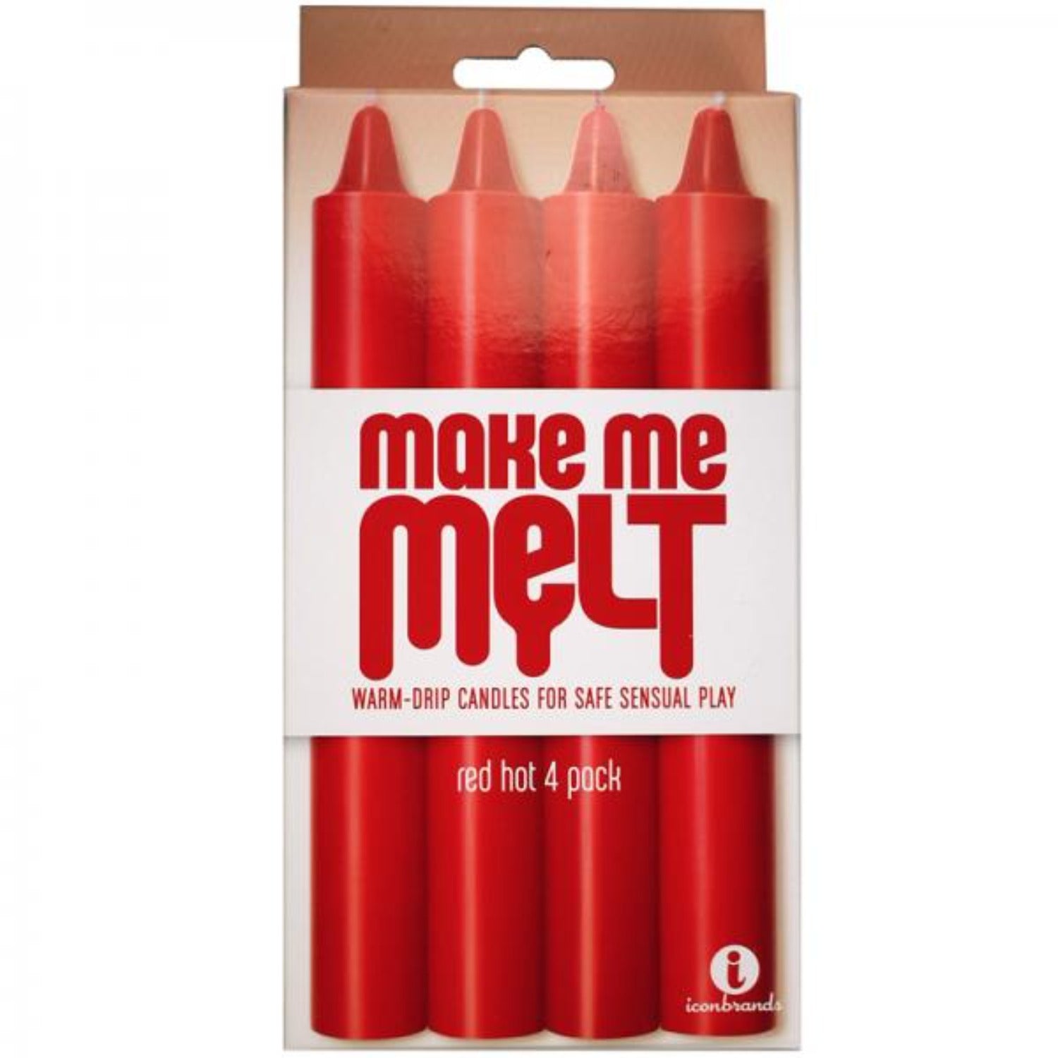 Make Me Melt Sensual Warm Red Drip Candles - Lubes & Lotions - www.Coyha.com