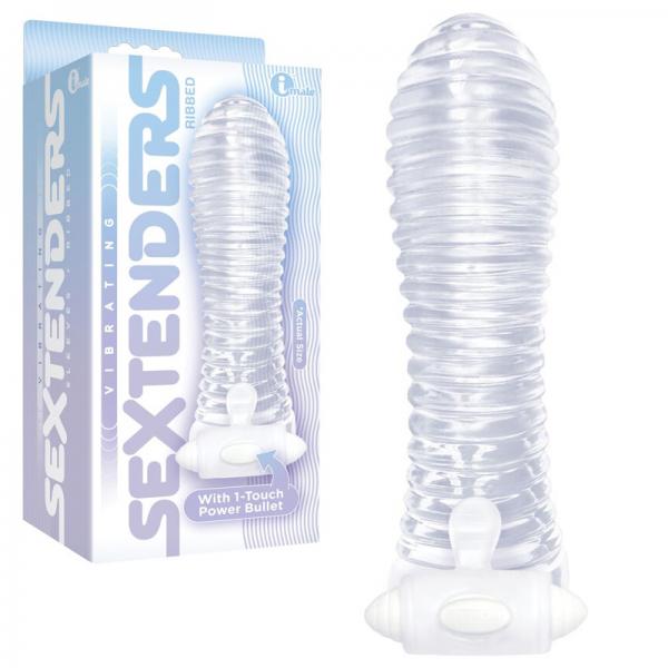 The 9's, Vibrating Sextenders, Ribbed - Men's Toys - www.Coyha.com