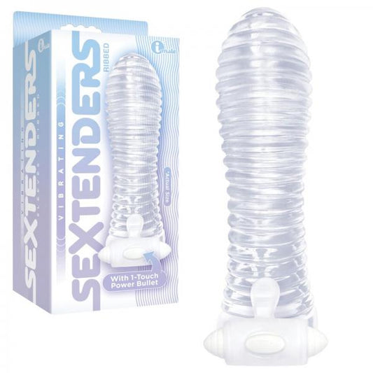 The 9's, Vibrating Sextenders, Ribbed - Men's Toys - www.Coyha.com