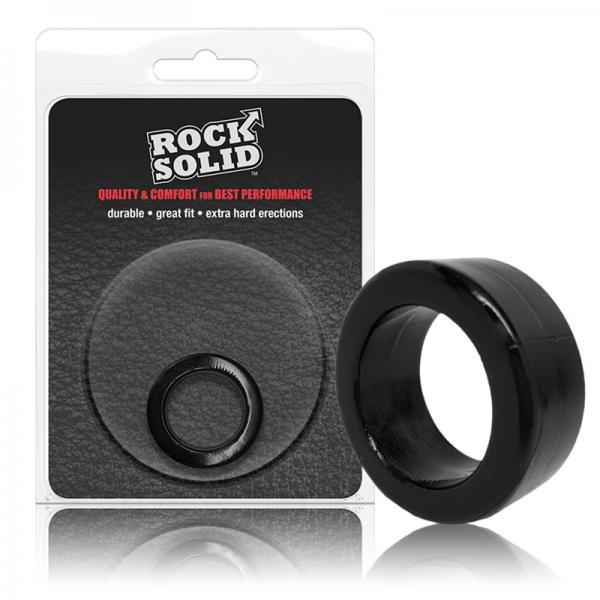 Rock Solid Black O Ring - Men's Toys - www.Coyha.com