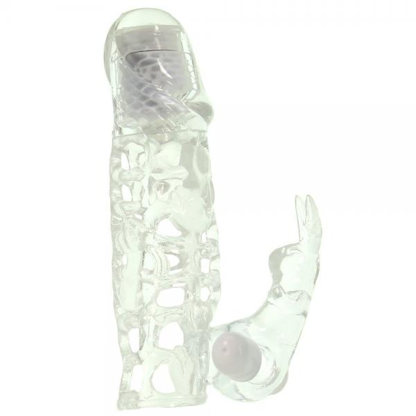 Sex Vibrating Rabbit Extender Clear - Men's Toys - www.Coyha.com