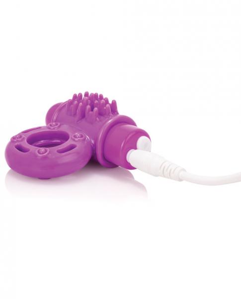 Screaming O Charged Owow Vooom Vibrating Cock Ring Purple - Men's Toys - www.Coyha.com