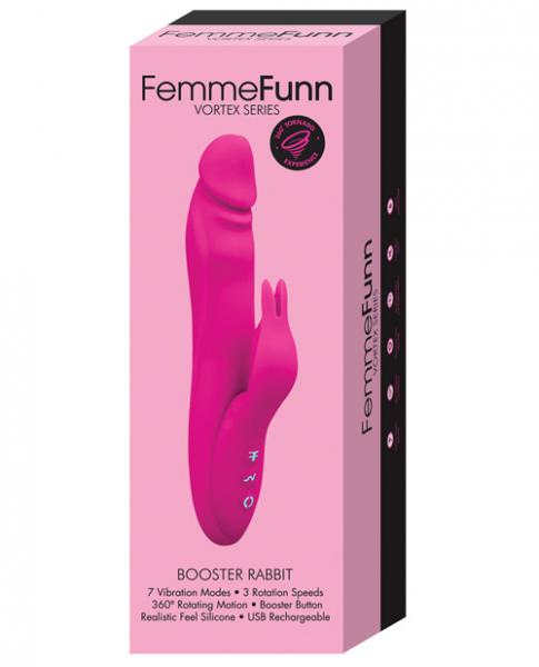 Femmefunn Booster Rabbit Vibrator Pink - Vibrators - www.Coyha.com