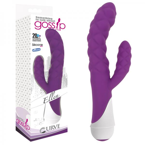 Gossip Ellen Violet Purple Rabbit Vibrator - Vibrators - www.Coyha.com