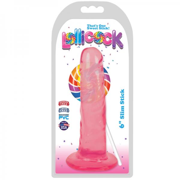 Lollicock Slim Stick 6in Cherry Ice - Dildos - www.Coyha.com