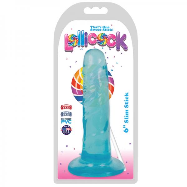 Lollicock Slim Stick 6in Berry Ice - Dildos - www.Coyha.com