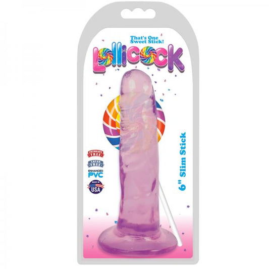 Lollicock Slim Stick 6in Grape Ice - Dildos - www.Coyha.com