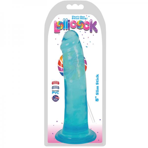 Lollicock Slim Stick 8in Berry Ice - Dildos - www.Coyha.com