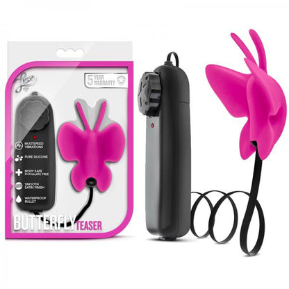 Luxe Butterfly Teaser Pink Clitoral Vibrator - Vibrators - www.Coyha.com