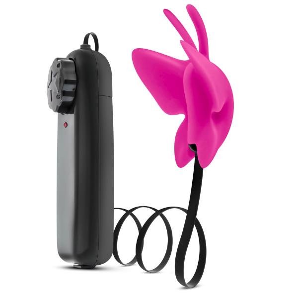 Luxe Butterfly Teaser Pink Clitoral Vibrator - Vibrators - www.Coyha.com