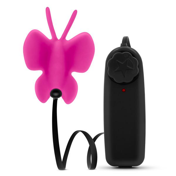 Luxe Butterfly Teaser Pink Clitoral Vibrator - Vibrators - www.Coyha.com