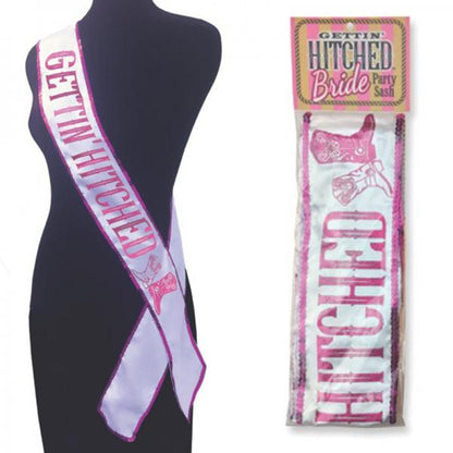 Gettin Hitched Bride Party Sash - Extras - www.Coyha.com