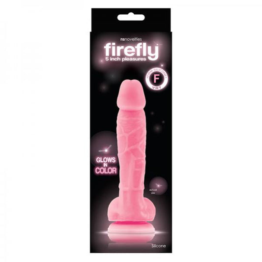 Firefly 5 inches Glowing Dildo Pink - Dildos - www.Coyha.com