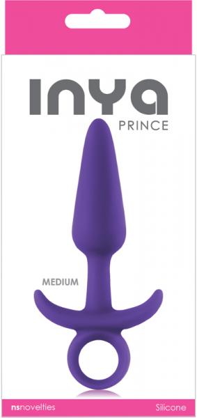 Inya Prince Medium Anal Plug Purple - Anal Toys - www.Coyha.com